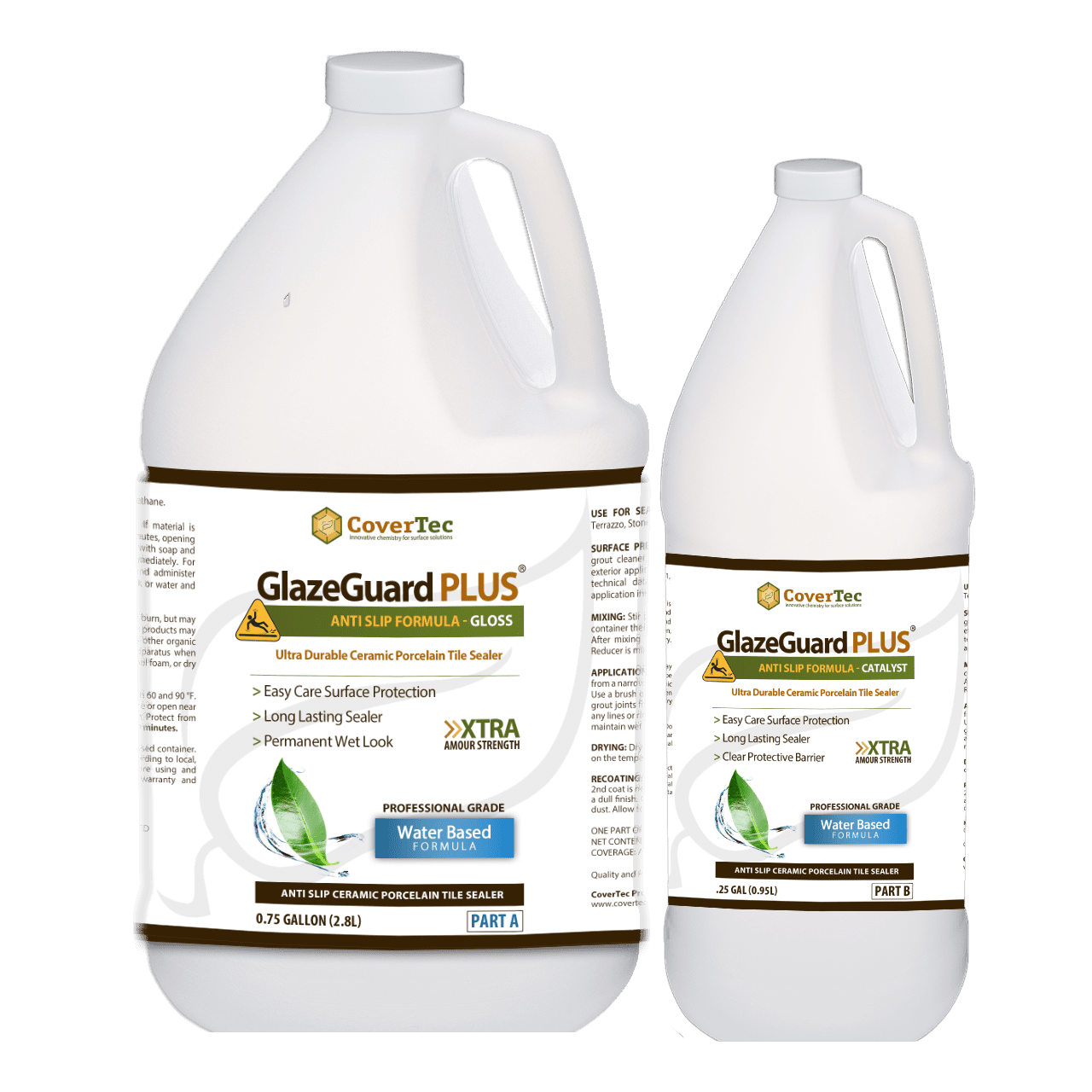 GlazeGuard Plus Gloss Anti-Slip Floor Coating Sealer for Ceramic and Porcelain