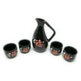 thumbnail image 1 of Glazed Ceramic 5 Pcs Japanese Sake Set In Gift Box, 1 of 2