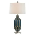 thumbnail image 1 of Dimond Lighting Glazed Ceramic LED Table Lamp in Blue and Off White, 1 of 1