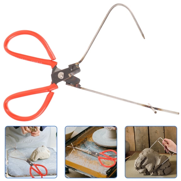 DIY Pottery Craft Hand Tool 1 Set Stainless Clay Glaze Plier for Pottery and Clay Projects