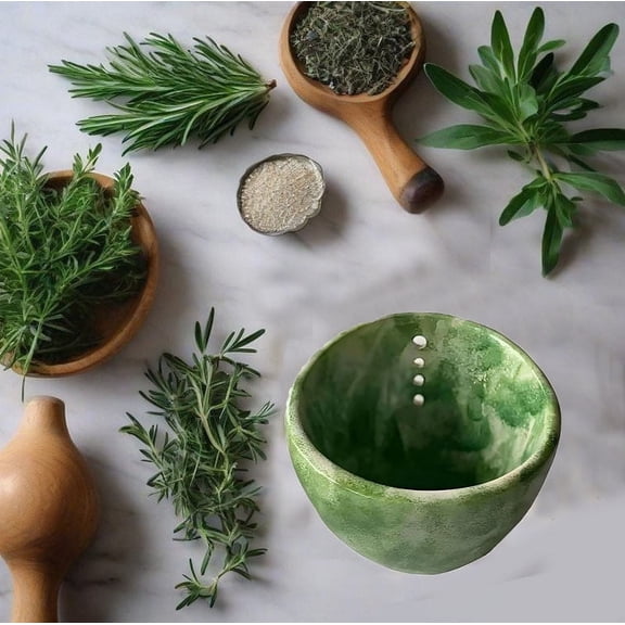 Glazed Earthenware Peel Cup | Handcrafted Ceramic Stripper Pottery | Decorative Planter or Storage Container | Unique Gift for Home or Garden