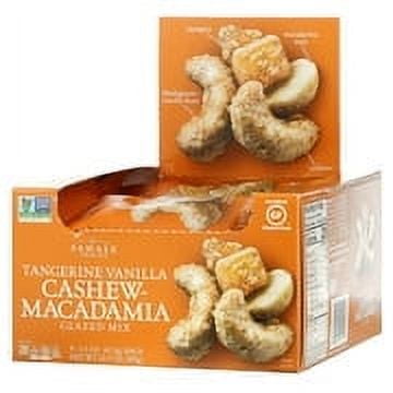Glazed Mix, Tangerine Vanilla Cashew-Macadamia, 9 Packs, 1.5 oz (42.5 g) Each, Sahale Snacks