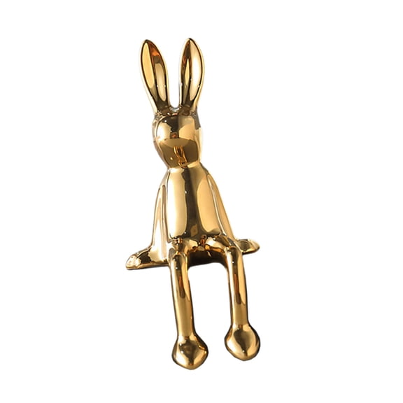 Ceramic Statue Tabletop Ornament Elegant Sculpture for Home Decoration and Display