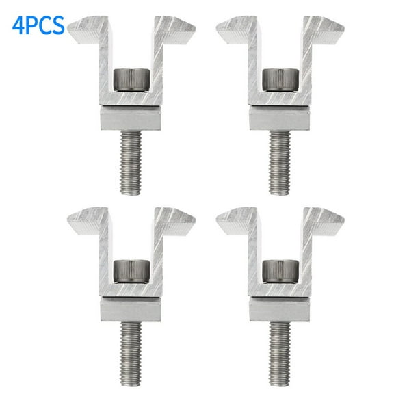 Glazed Tile Roof Installation Medium Voltage Solar Pv Mounts For Nonadjustable Solar Panel Bracket Clamps 14Pcs