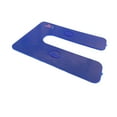 thumbnail image 1 of Glazelock GLZ06 1/16" Thick Shim 4"L  x 3"W with 7/8" Slot Interlocking Square Horsehoe Plastic Shims Blue 1000pc/box, 1 of 6
