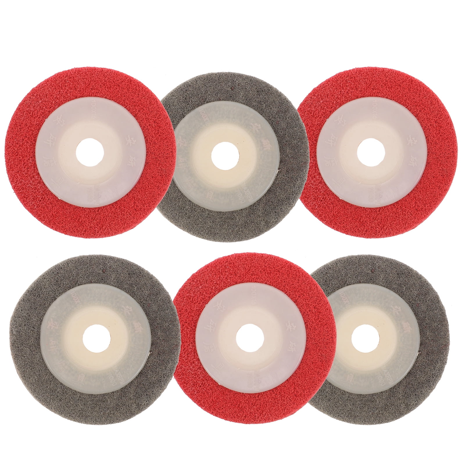 Glazing Wheel 6 Pcs Angle Grinder Buffing Pad Nylon Fiber Polishing