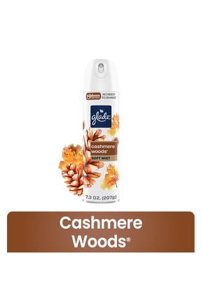 Soft Mist Odor Fighting Aerosol Air Freshener Cashmere Woods 7.3oz