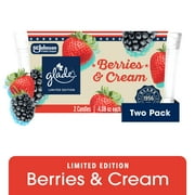 Glade Candle Jar, Berries and Cream, 4.08 oz, 2 count