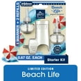 thumbnail image 1 of Glade PlugIns Refills Air Freshener Starter Kit, Beach Life, 1.34 Fl oz., 1 Warmer + 2 Refills, 1 of 12