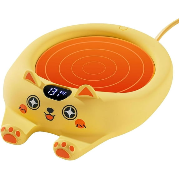 Gleam Adorn Coffee Mug Warmer Auto Shut Off, 3 Temp Coffee Warmer for Desk, Candle Warmer Plate Safely Melt The Candle Releases Scents,Enjoy Your Warm Coffee Tea,Coffee Gifts for Women Men