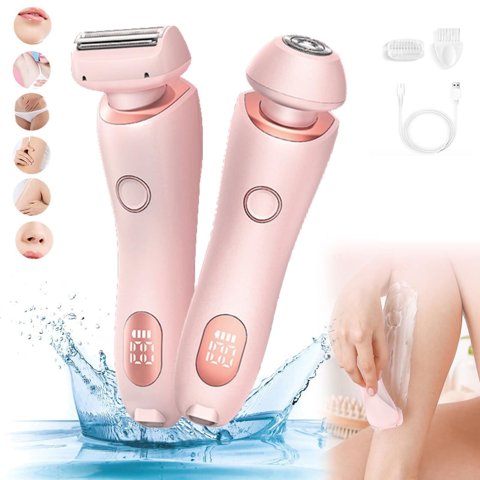 Gleam Pro 3.0 Shaver for Women by Women, by Serene Electric Gleam Pro 3.0 Shaver for Women by Women, by Serene Electric