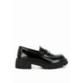 thumbnail image 1 of London Rag Gleam Stride Faux Leather Womens Chunky Loafers, 1 of 10