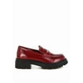 thumbnail image 1 of London Rag Gleam Stride Faux Leather Womens Chunky Loafers, 1 of 10