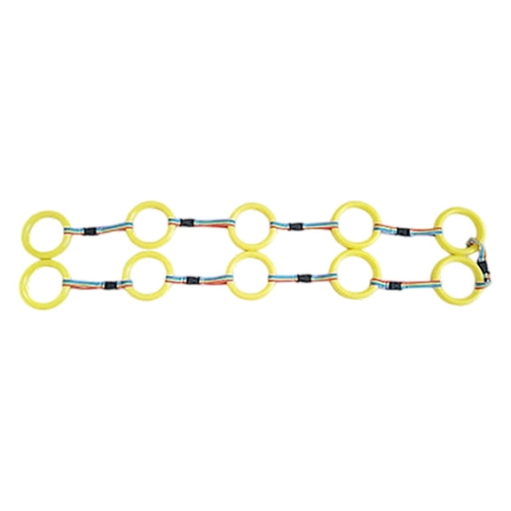 GleamNest 7.87 in Jump Rope with Protective Gear Daycare Walking Rope, Yellow