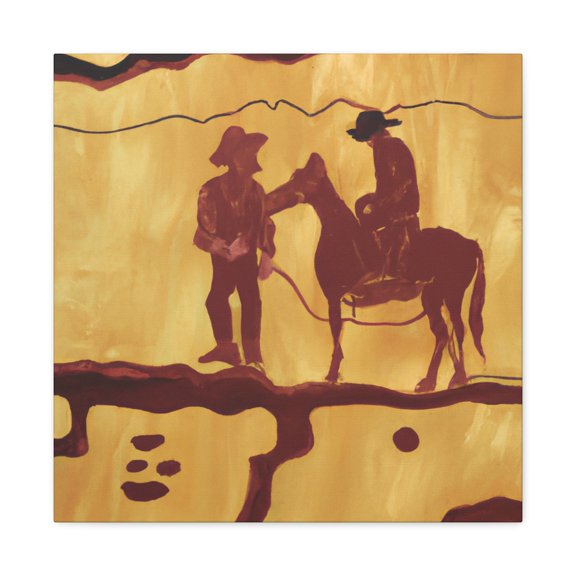 "Gleaming Gold Mine" - Canvas