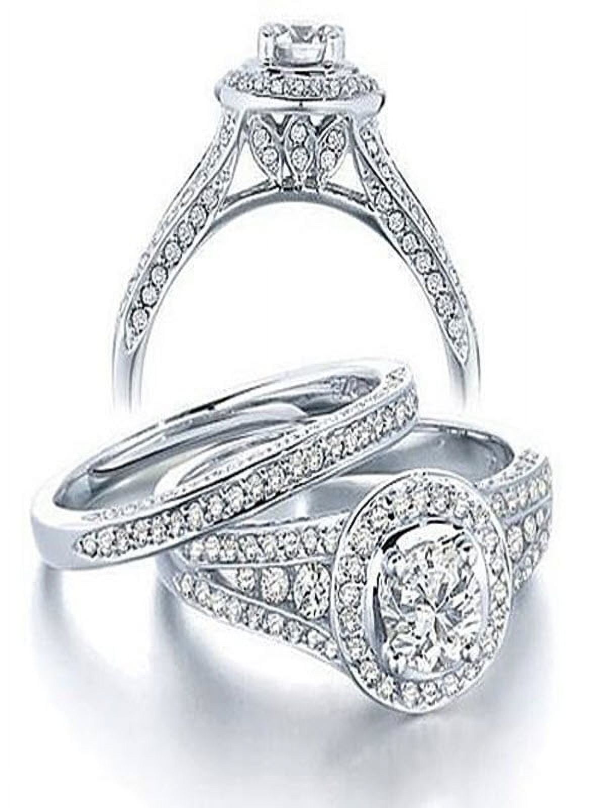 Inexpensive engagement ring sets discount