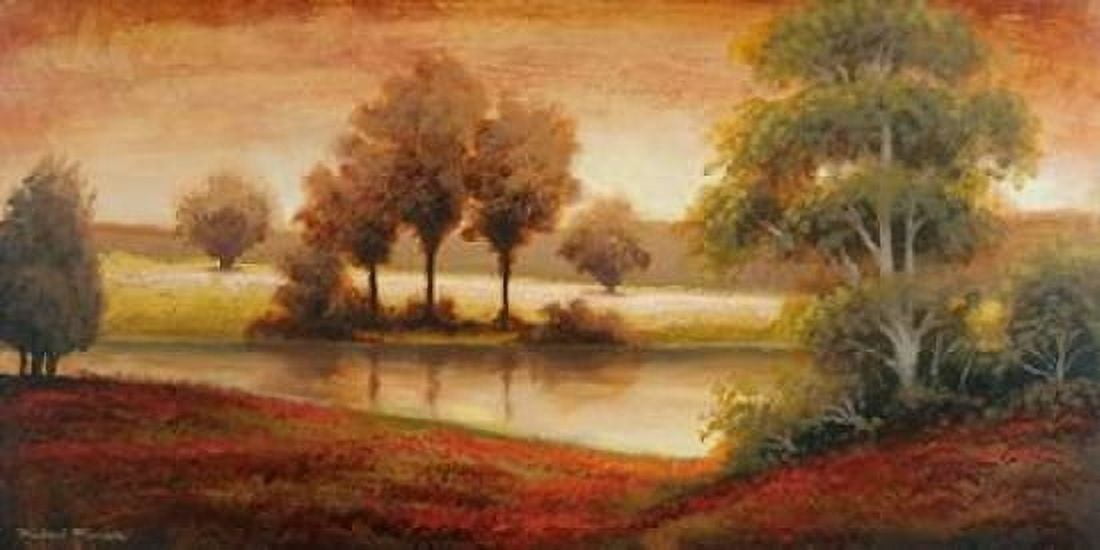 Gleaming Landscape Canvas Art - Michael Marcon (24 x 48)