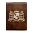 thumbnail image 1 of Gleason Irish Coat of Arms Leather Passport Wallet, 1 of 3