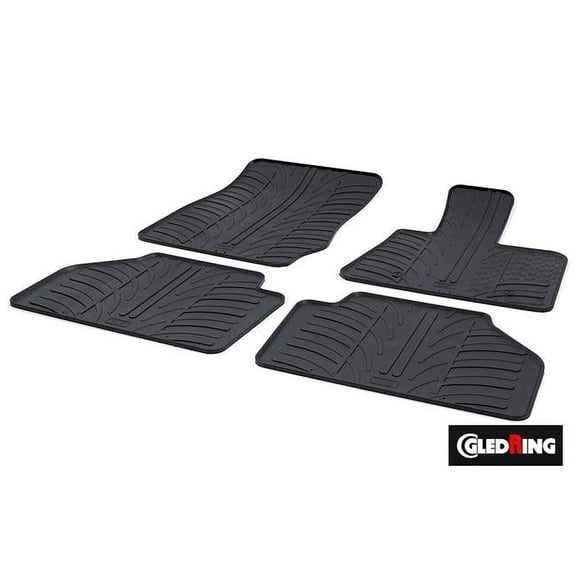 Gledring GL-0357 Vehicle-Specific All Weather Rubber Car Floor Mats