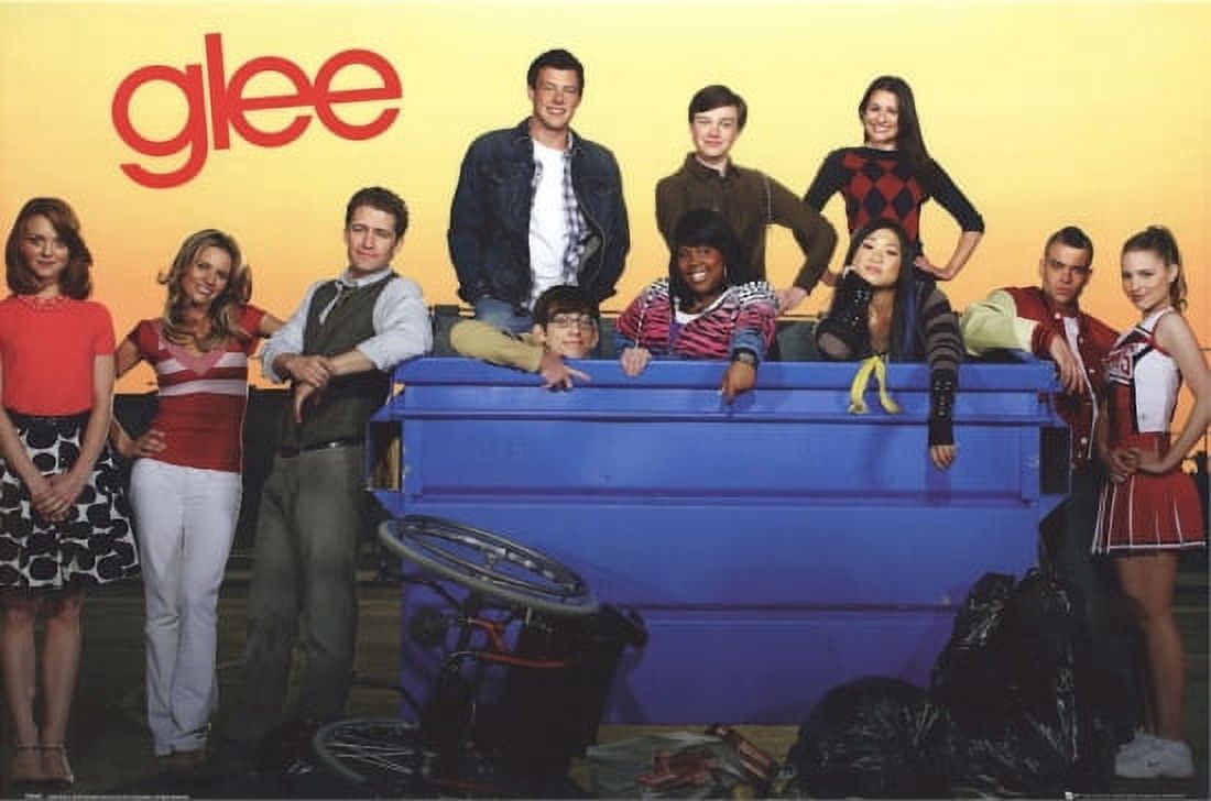 Glee Cast Dumpster Poster by (36 x 24) - image 1 of 1