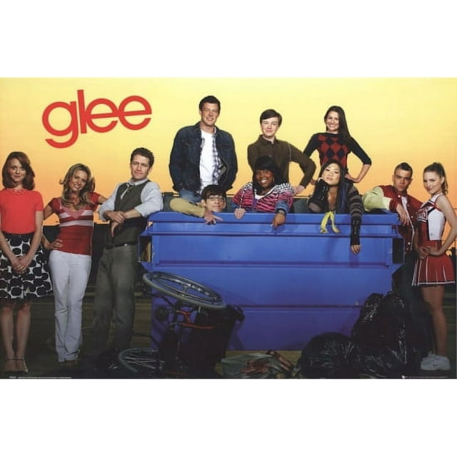 Glee Cast Dumpster Poster by (36 x 24)