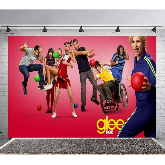 Glee Fox Backdrop Banner Party Supplies Poster Movie Theme Background for Photography Birthday Decorations