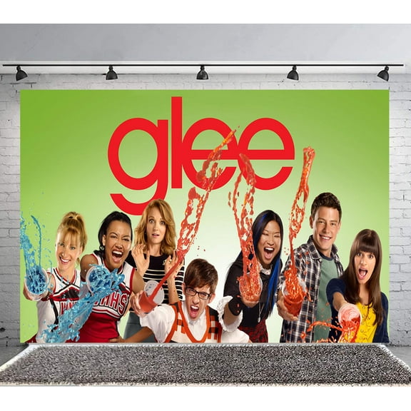 Glee Fox Backdrop Banner Party Supplies Poster Movie Theme Background for Photography Birthday Decorations