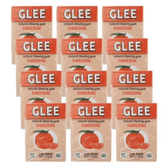 Glee Gum Chewing Gum - Tangerine - 16 Pieces - Case of 12