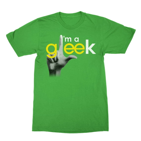 Glee Muscial Comedy-Drama TV Series I'm a GLeek L Loser Finger Adult T-Shirt Tee