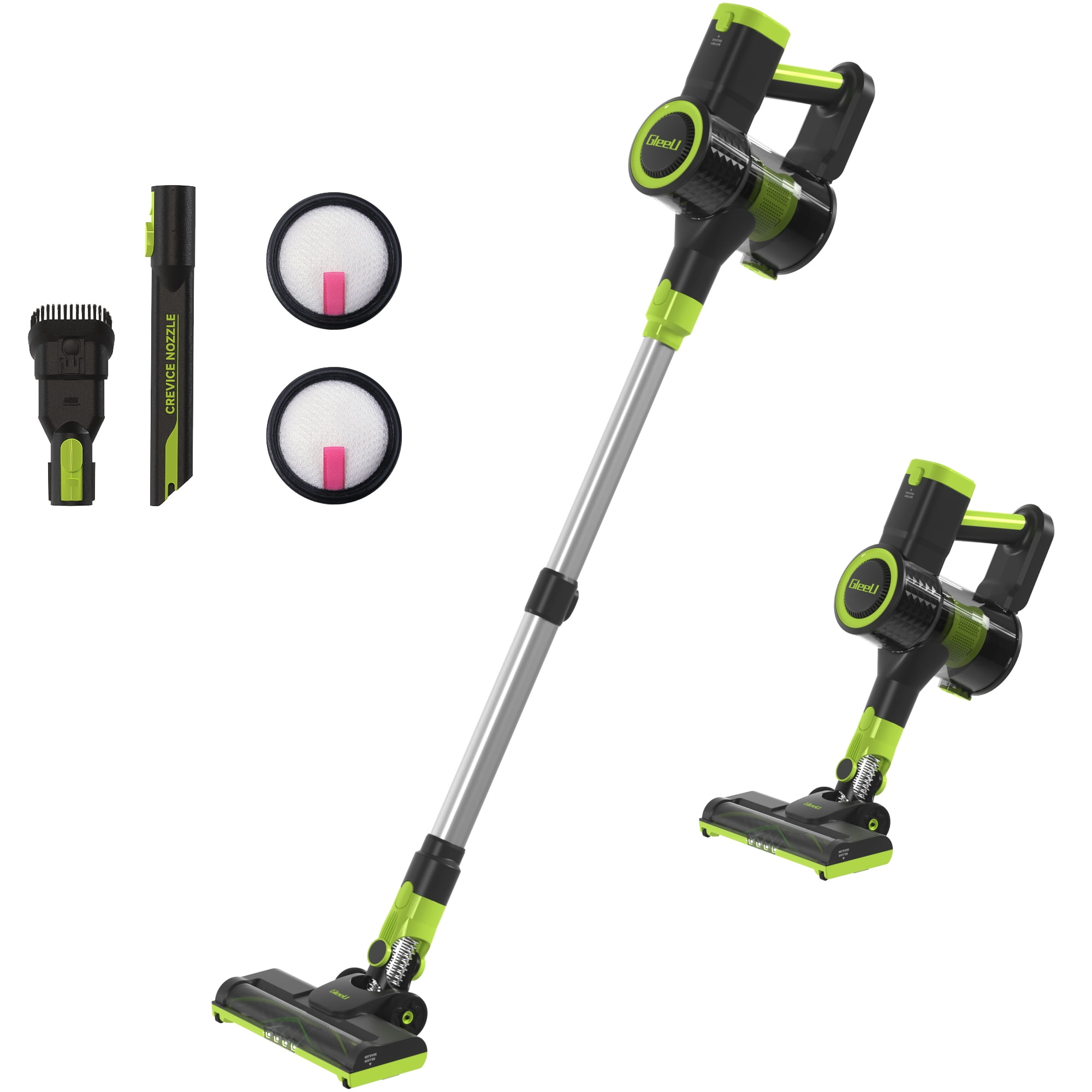 GleeU Cordless Stick Vacuum Cleaner, Lightweight for Hard Floor and Carpet, Pet Hair, GEV1 Sansujyuku sansujyuku.com