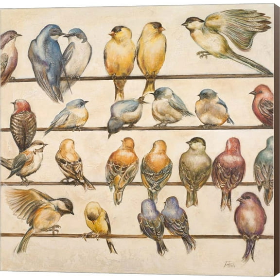 Gleeful Gathering I by Patricia Pinto, Canvas Wall Art