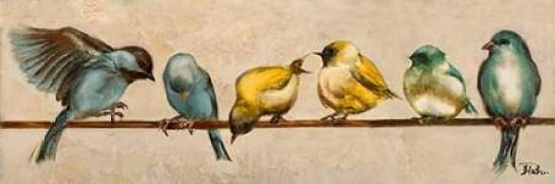 Gleeful Panel II Canvas Art - Patricia Pinto (8 x 24)
