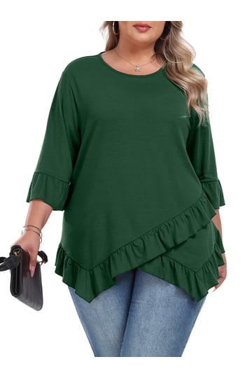 Shop Stylish Ruffle Tees for Women and Girls