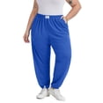 thumbnail image 1 of Gleelist Women's Plus Size Tapered Pants High Waist Soft Lounge Pants with Elastic Cuff Ankle With Pockets (XL-5XL), 1 of 5