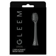 thumbnail image 1 of Gleem Electric Toothbrush Replacement Head, Soft, Black, 2 Count for Plaque Removal, Adults and Children 3+, 1 of 12