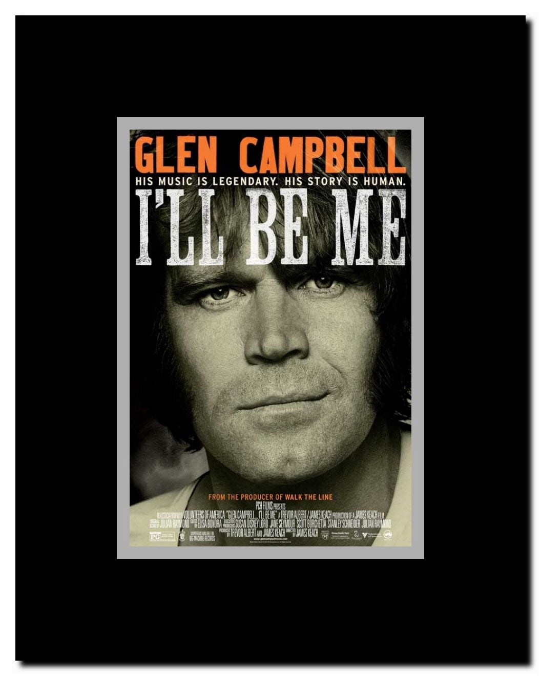 Glen Cambell: I'll Be Me Framed Movie Poster