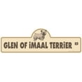 thumbnail image 1 of Glen Of Imaal Terrier Street Sign | Indoor/Outdoor | Dog Lover Funny Home Décor for Garages, Living Rooms, Bedroom, Offices | SignMission personalized gift | 24" Wide, 1 of 5