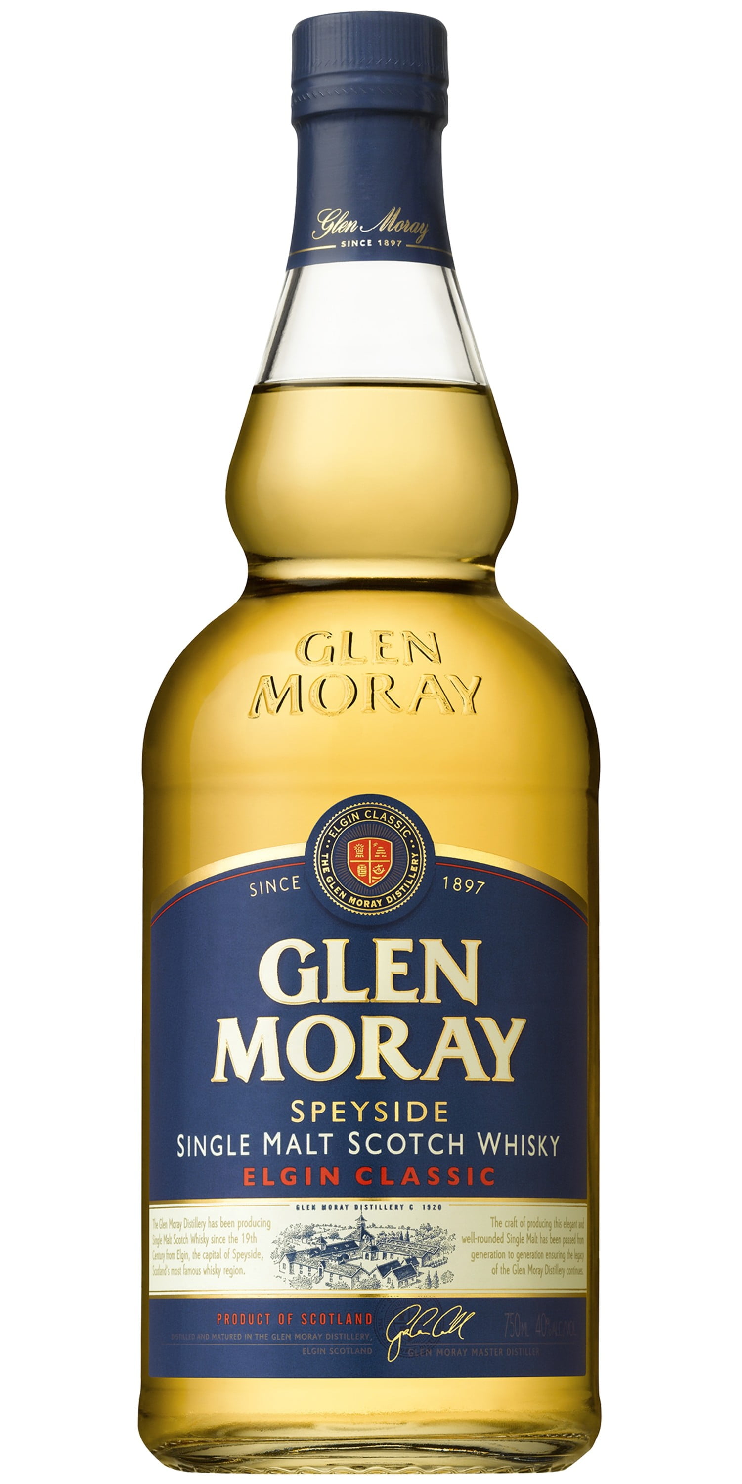 Glen Moray Classic Single Malt Whisky, 750ml 80 Proof - Walmart.com