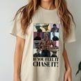 thumbnail image 1 of Glen Powell T-Shirt, If you feel it chase it Era Tour Style, Sand Color, Size 2XL, 1 of 4
