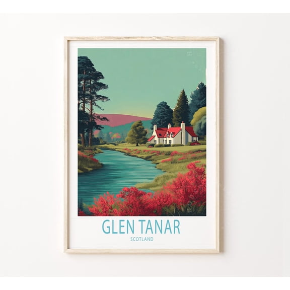 Glen Tanar Scotland Scenic Forest Home Decor