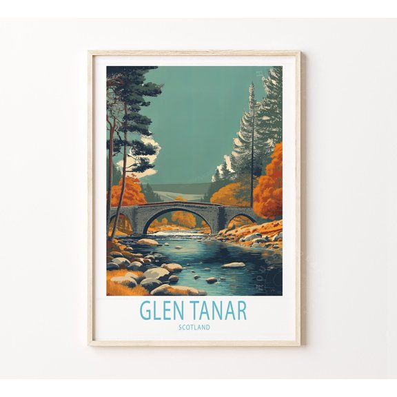 Glen Tanar Scotland Scenic Highland Home Decor