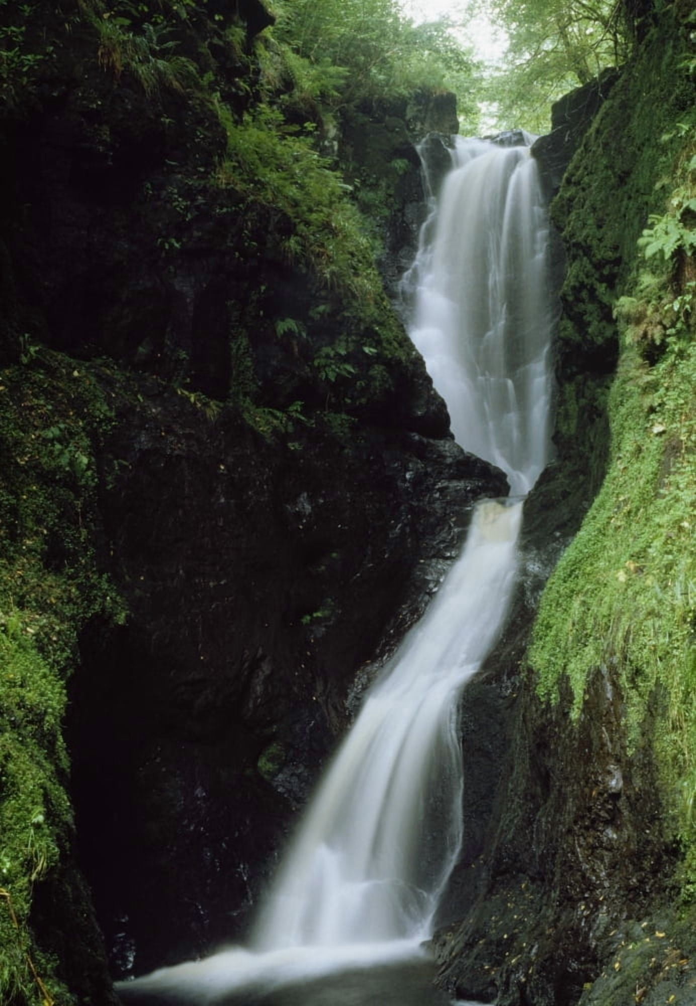 Glenariff Falls Glens Of Antrim Co Antrim Ireland Flowing Waterfall Canvas Art - The Irish Image Collection Design Pics (24 x 36)