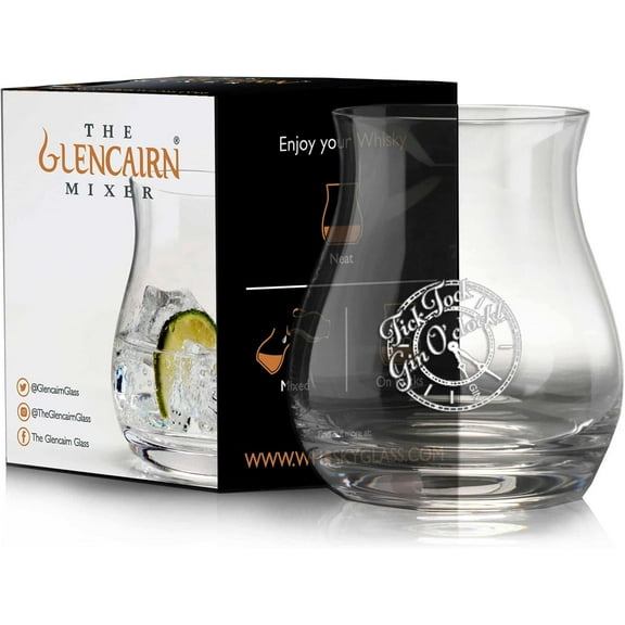 Glencairn Mixer Glass Tick T0ck Gin Oclock
