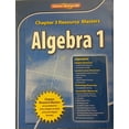 thumbnail image 1 of Pre-Owned Glencoe Algebra 1 2008 Chapter 3 Resource Masters Paperback, 1 of 1