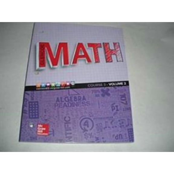 Glencoe Math 2016, Course 3 Student Edition, Volume 2, (Paperback)