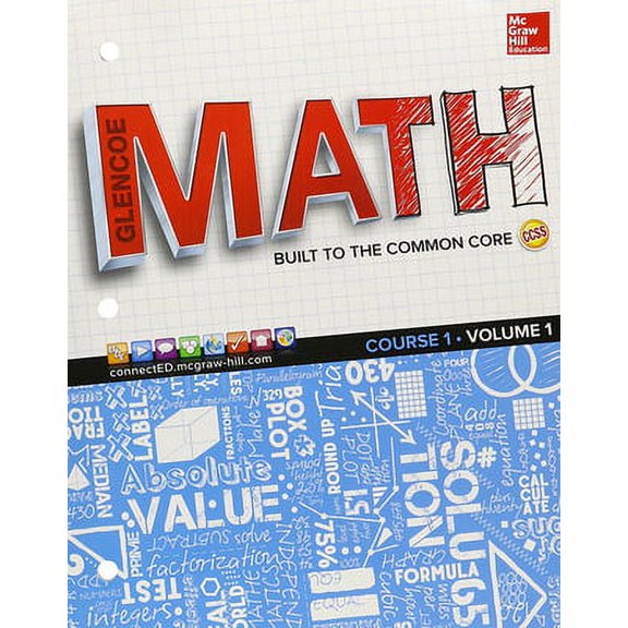 Glencoe Math, Course 1, Student Edition, Volume 1, 2015