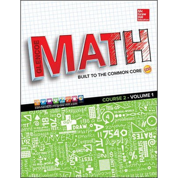Pre-Owned Glencoe Math, Course 2, Student Edition, Volume 1 (MATH APPLIC & CONN CRSE) Paperback