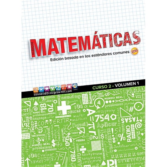 Glencoe Math, Course 2, Volume 1, Spanish Student Edition, (Paperback)