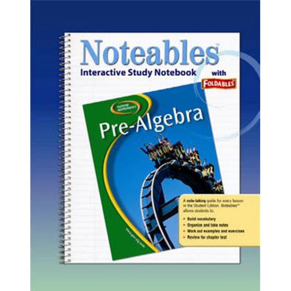 Glencoe Pre-Algebra, Noteables: Interactive Study Notebook with Foldables (MERRILL PRE-ALGEBRA)