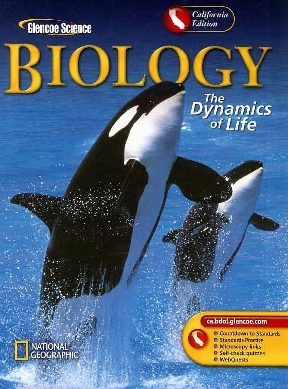 Glencoe Science Biology California Edition The Dynamics of Life